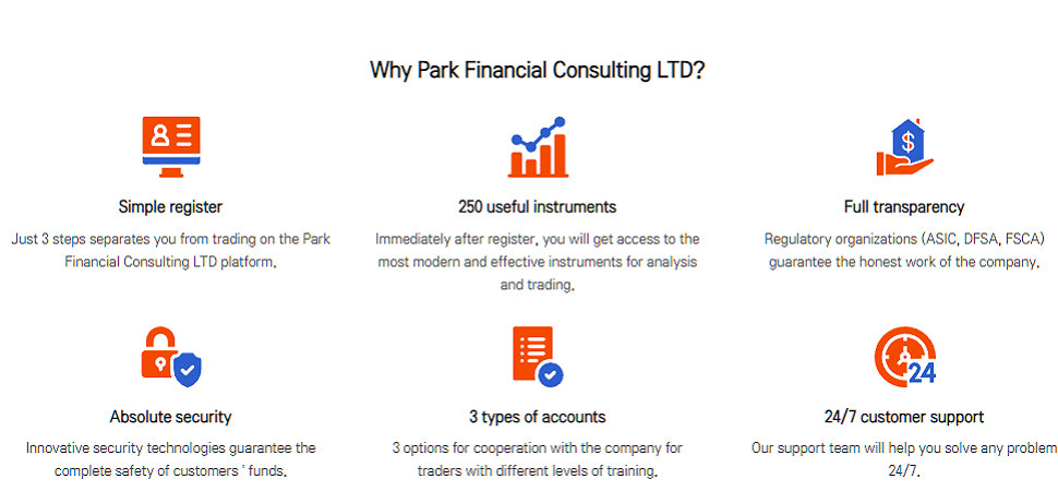 Park Financial Consulting LTD: Lohnt sich die Eröffnung eines Kontos?