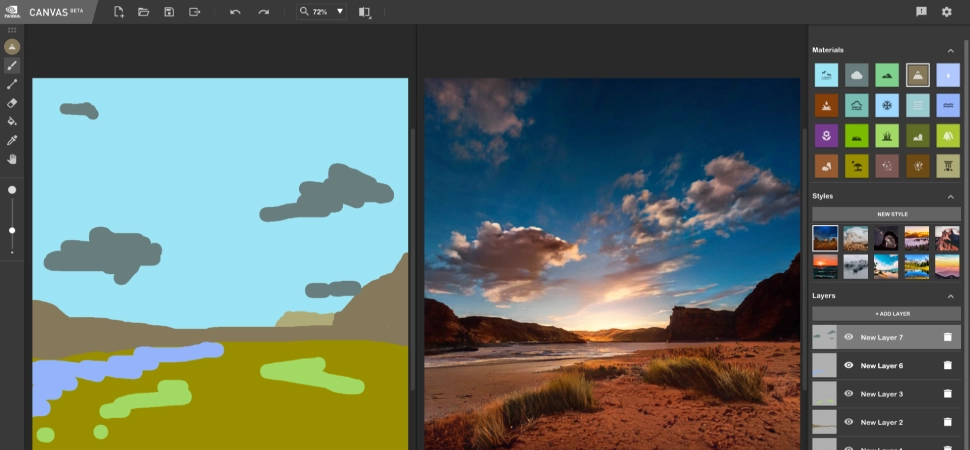 NVIDIA Canvas: Помощник художников